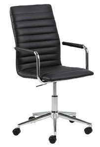 Swivel Office Chair with Wheels Winslow, black