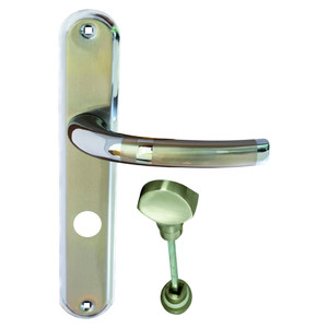 Door Handle Schaffner Olivia 72mm, satin/chrome