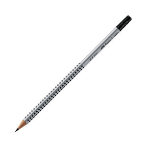 Faber-Castell Pencil with Eraser Grip B 12pcs