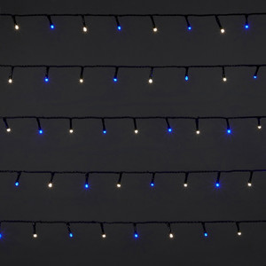 LED Lighting Chain 400 LED 23.9 m, outdoor, white/blue