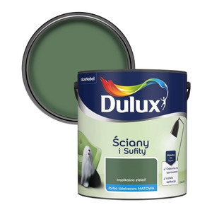 Dulux Walls & Ceiling Matt Latex Paint 2.5L, tropical green