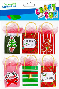 Decorative Christmas Stickers 6pcs