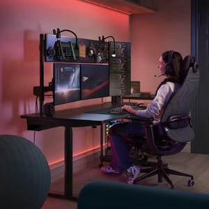 BÄSTBOLL Gaming chair, black/Mjuk black