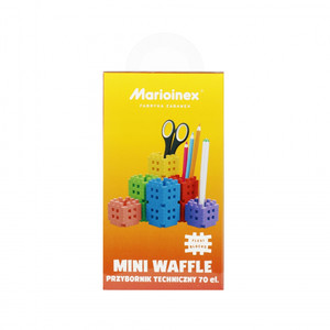 Marioinex Mini Waffle Blocks Set Organizer 70pcs 3+