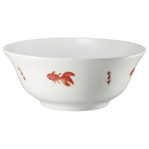 FÖSSTA Serving bowl, goldfish, 25 cm