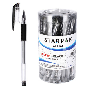 Starpak Office Gel Pen 36pcs, black