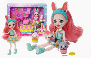 Enchantimals Baby Best Friends Bree Bunny & Twist Doll HLK85 4+