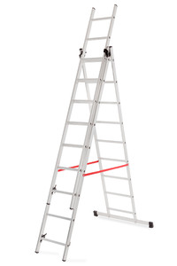 AW Aluminium Ladder Basic 3x9 Steps 150kg