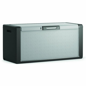 Keter Garden Storage Box Waterproof Titan, black/grey, 55x118x49 cm