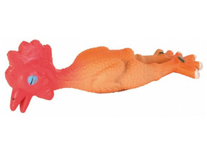 Trixie Latex Dog Toy Rooster Mini 15cm