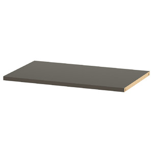 BESTÅ Shelf, dark grey, 56x36 cm