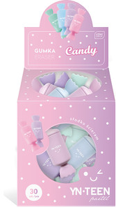 Yn-Teen Eraser Candy 30pcs