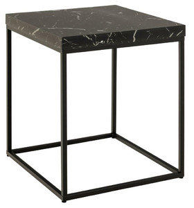 Coffee Table Barossa 40x40cm, black marble