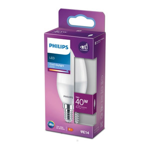 Philips LED Bulb B35 E14 470 lm 6500 K