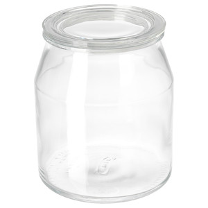 IKEA 365+ Jar with lid, glass, 3.3 l