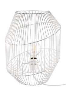 GoodHome Table Lamp Tsolma E27, white