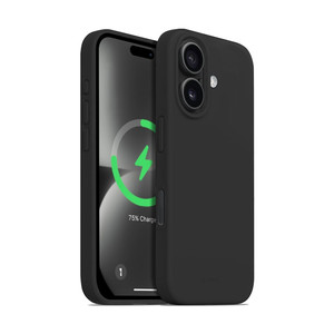 CRONG Phone Case iPhone 16 MagSafe Color Cover, black