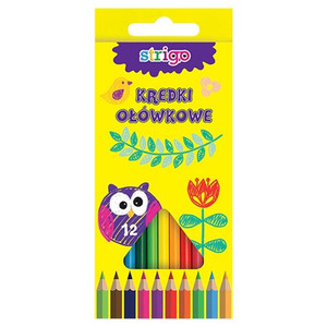 Strigo Coloured Pencils Triangular 12pcs