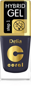 Delia Cosmetics Coral Hybrid Gel Nail Polish no. 77  11ml