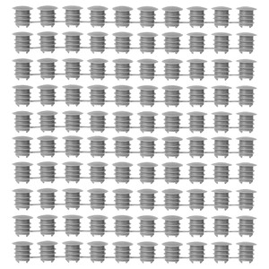 KOMPLEMENT Cover cap, dark grey, 100 pack