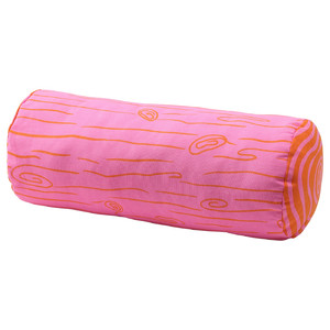 EKLUGGMAL Cushion, bright pink/orange, 48x20 cm