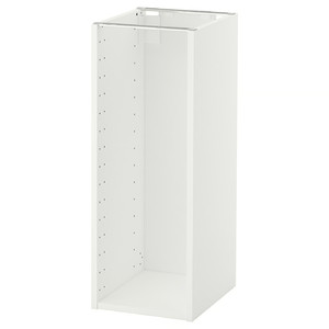METOD Base cabinet frame, white, 30x37x80 cm