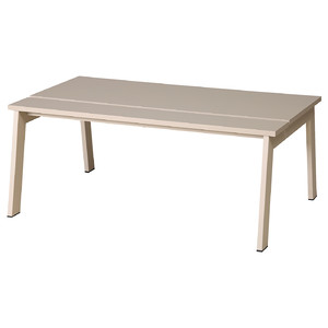 LJUNGSBRO Table, adjustable beige, 104x70 cm