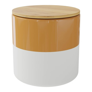 GoodHome Bathroom Storage Container Koros, yellow