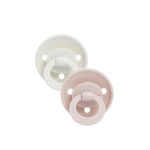 Elodie Details Pacifier Set of 2 Binkie Bundle Newborn Silicone Powder Pink, 0-6m
