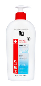 AA HELP Bath & Shower Gel 2in1 Moisturizing-Protecting Fresh 400ml