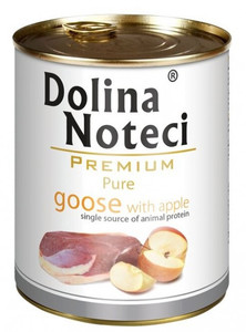 Dolina Noteci Premium Pure Dog Wet Food Goose with Apple 800g