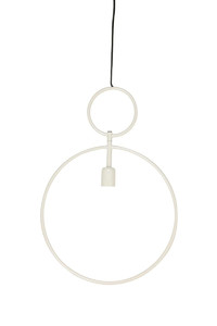 Pendant Lamp Dorina, warm grey