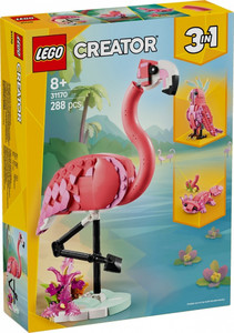 LEGO Creator 3in1 Wild Animals Pink Flamingo 31170 8+