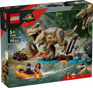 LEGO Jurassic World T. rex River Escape 5+