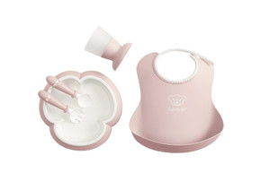 BABYBJORN Baby Dinner Set - Powder Pink