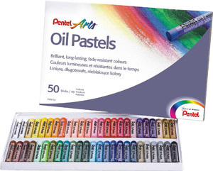 Pentel Oil Pastels Set PHN 50 Colours