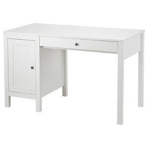 HEMNES Desk, white stain, 120x55 cm