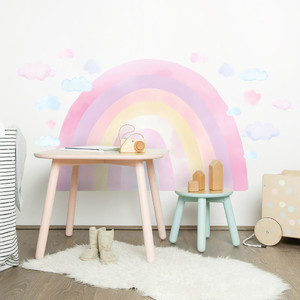 Wall Sticker Set 90x134cm - Rainbow Pink