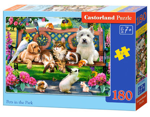 Castorland Children's Puzzle Pets in the Park 180pcs 7+