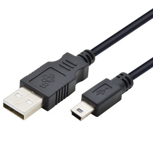 TB Cable USB - mini USB 3m, black