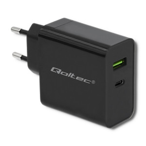 Qoltec Wall Charger 42W 5-20V, 2.25-3A, USB C EU Plug