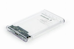 Gembird External Enclosure 2.5" USB 3.0, transparent