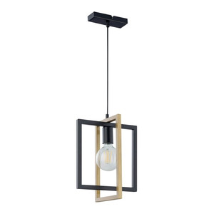 Pendant Lamp Eden E27, black/gold