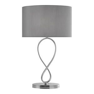 GoodHome Table Lamp Carnavon E14, chrome