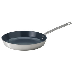 HEMKOMST Frying pan, stainless steel/non-stick coating, 28 cm