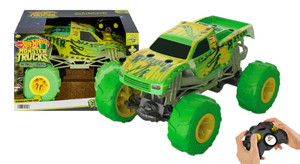 Hot Wheels Monster Trucks 1:15 Scale Gunkster Battery-Powered RC Truck HTP15 4+