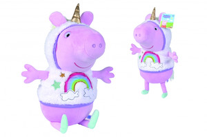 Plush Soft Toy Peppa Pig Unicorn 38cm 0+