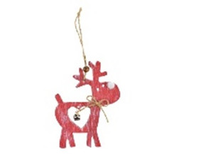 Christmas Tree Decoration Reindeer 1pc, assorted colours