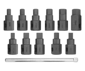 YATO Tools Set for Oil Drain Plugs 12pcs