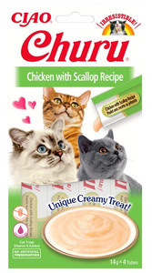 Inaba Ciao Cat Churu Chicken with Scallop Recipe 56g